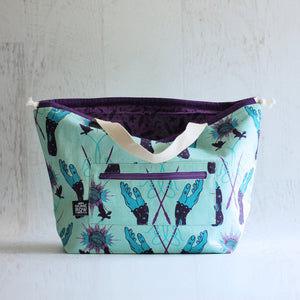 Drey Project Bag by Homerow Handcraft - Wool Magic - Light